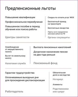 Предпенсионер как оформить льготы