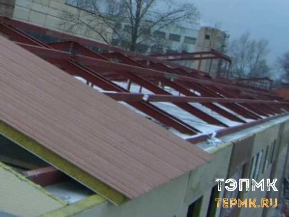 Крыша из сэндвич панелей. Крыша из сэндвич панелей