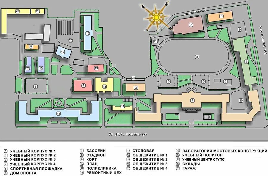 2в 14 корпус б. ПГУПС схема корпусов. СГУПС Студгородок. Студенческий городок СГУПС Новосибирск. Карта СГУПСА Новосибирск.