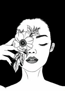 Черно белые рисунки людей