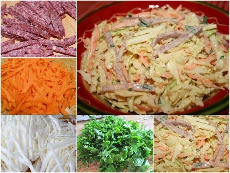 Салат свежий огурец морковь колбаса. Пекинка морковь огурец. Салат из пекинской капусты с копченой колбасой. Салат с капустой и колбасой. Салат с капустой и колбасой копченой.