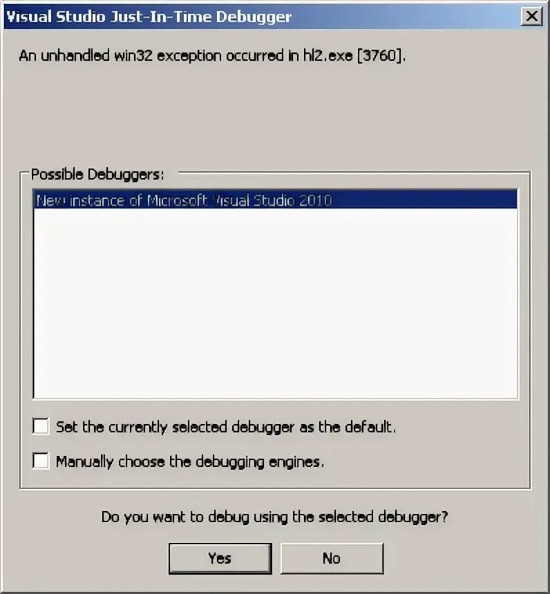 Unhandled exception occurred. Дебаггер. debugger. картинка у пользователей в mstsc. unhandled 4.