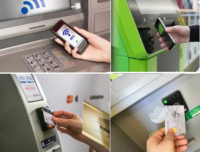 Можно ли снимать деньги в магазине. NFC считыватель на банкомате. Считыватель банковских карт для терминалов. Банкомат с сенсорным экраном. NFC ридер на банкомате.