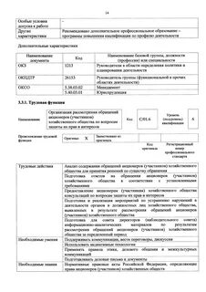 Профессиональный стандарт повар