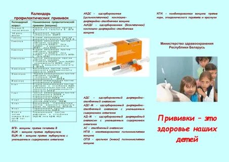 Прививка здоровье