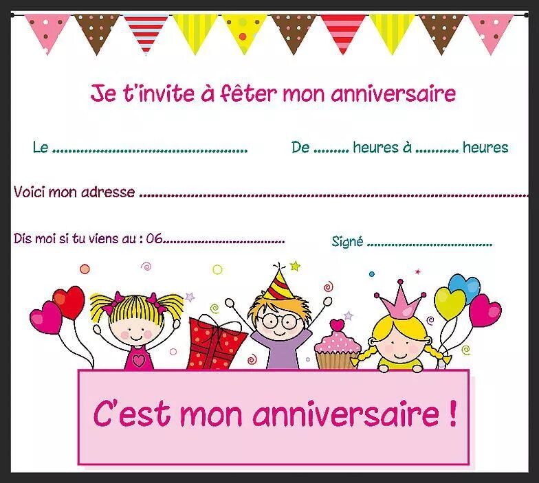 D invite. Carte d Invitation pour anniversaire. Invitation d'anniversaire. Carte d anniversaire. Exemple carte d'Invitation d'anniversaire.