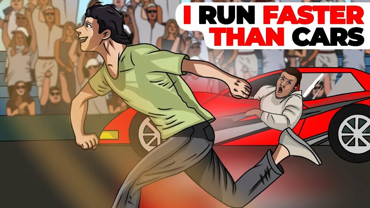 Fast run car. Fast run car