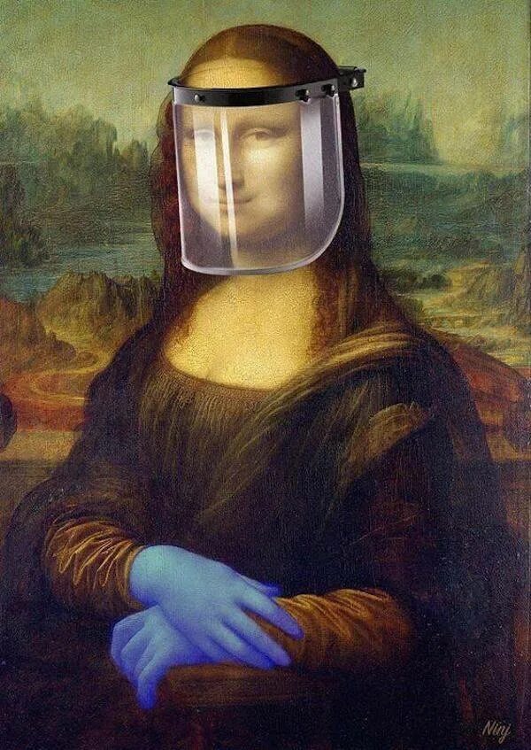 Маска что будут петь. Mona Lisa Corona.