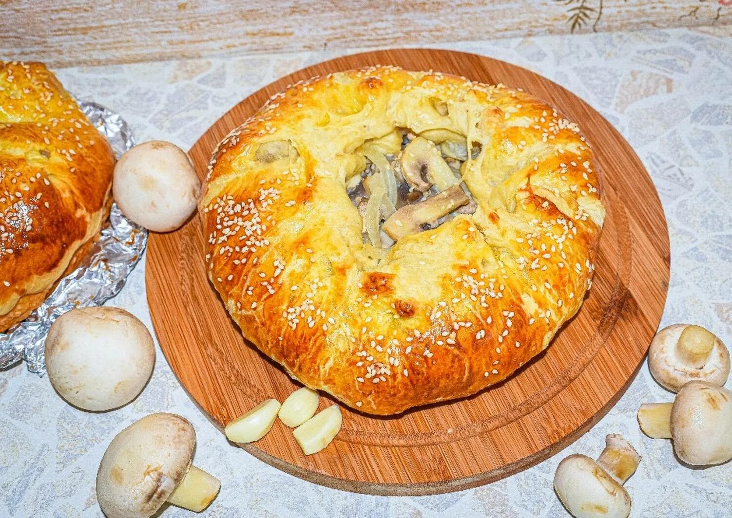Тесто для курника классический