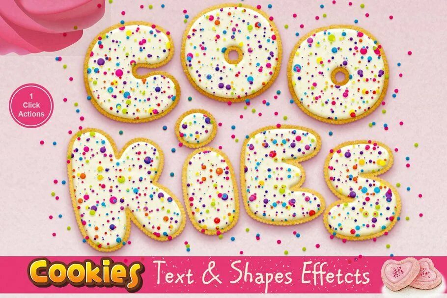 Cookies text. Text Action Photoshop. Text Style. Active cookies. Текст cookies