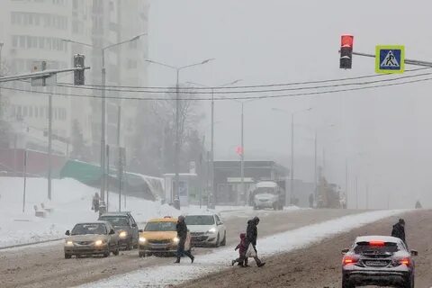 В январе обильный снегопад накрыл москву белым