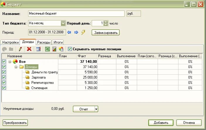 Приложение 1 к бюджету