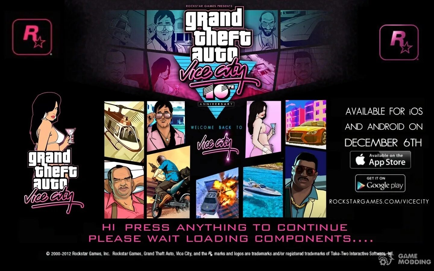 Grand Theft auto вай Сити. Grand Theft auto vice City загрузочные экраны. Загрузочный экран ГТА вай Сити. GTA vice City Definitive Edition. Меню gta vice city