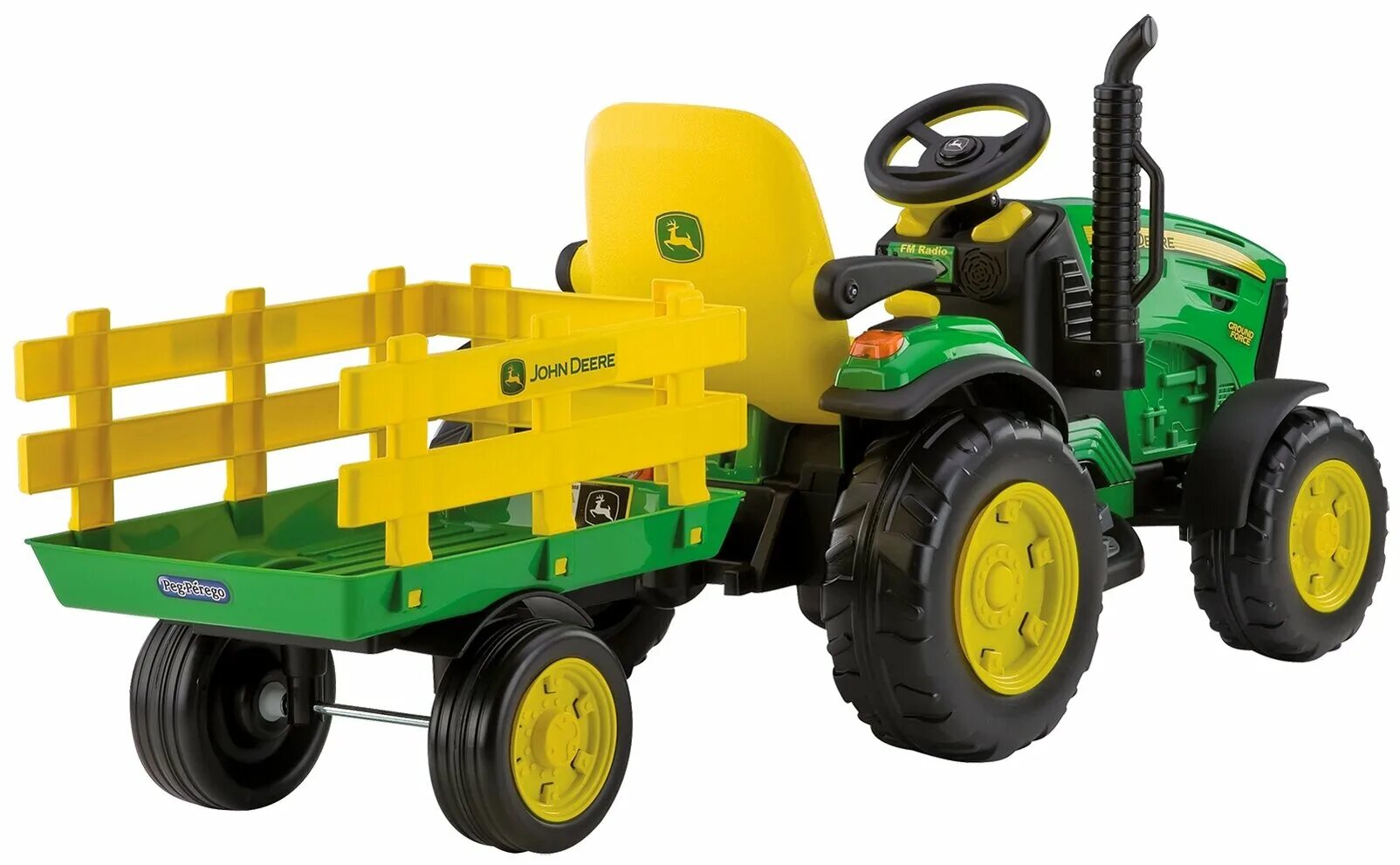 Электротрактор детский. Трактор Peg-Perego John Deere ground Force. Peg Perego John Deere ground. Детский электромобиль Peg-Perego John Deere ground Force. John Deere электротрактор.