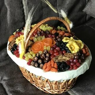 Фрукты орехи подарок