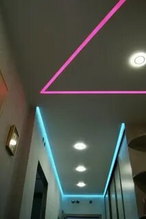 Световые ленты на натяжных