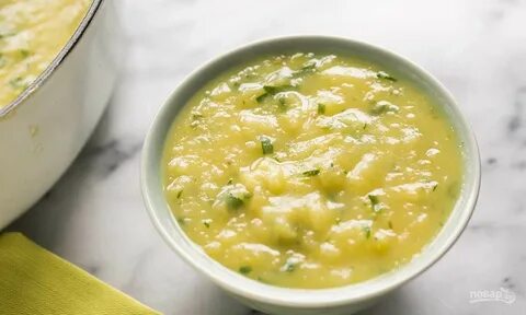 Зеленый картофельный суп