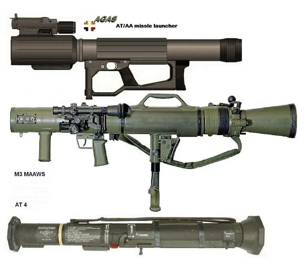 Гранатомет Carl Gustaf m3. Атом гранатомет