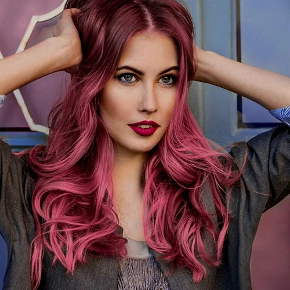 Окрашивание волос в два цвета. Интересный цвет волос. Розовое окрашивание. Фуксия цвет волос. Окрашивание в розовый цвет.