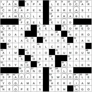 Rams mate crossword clue