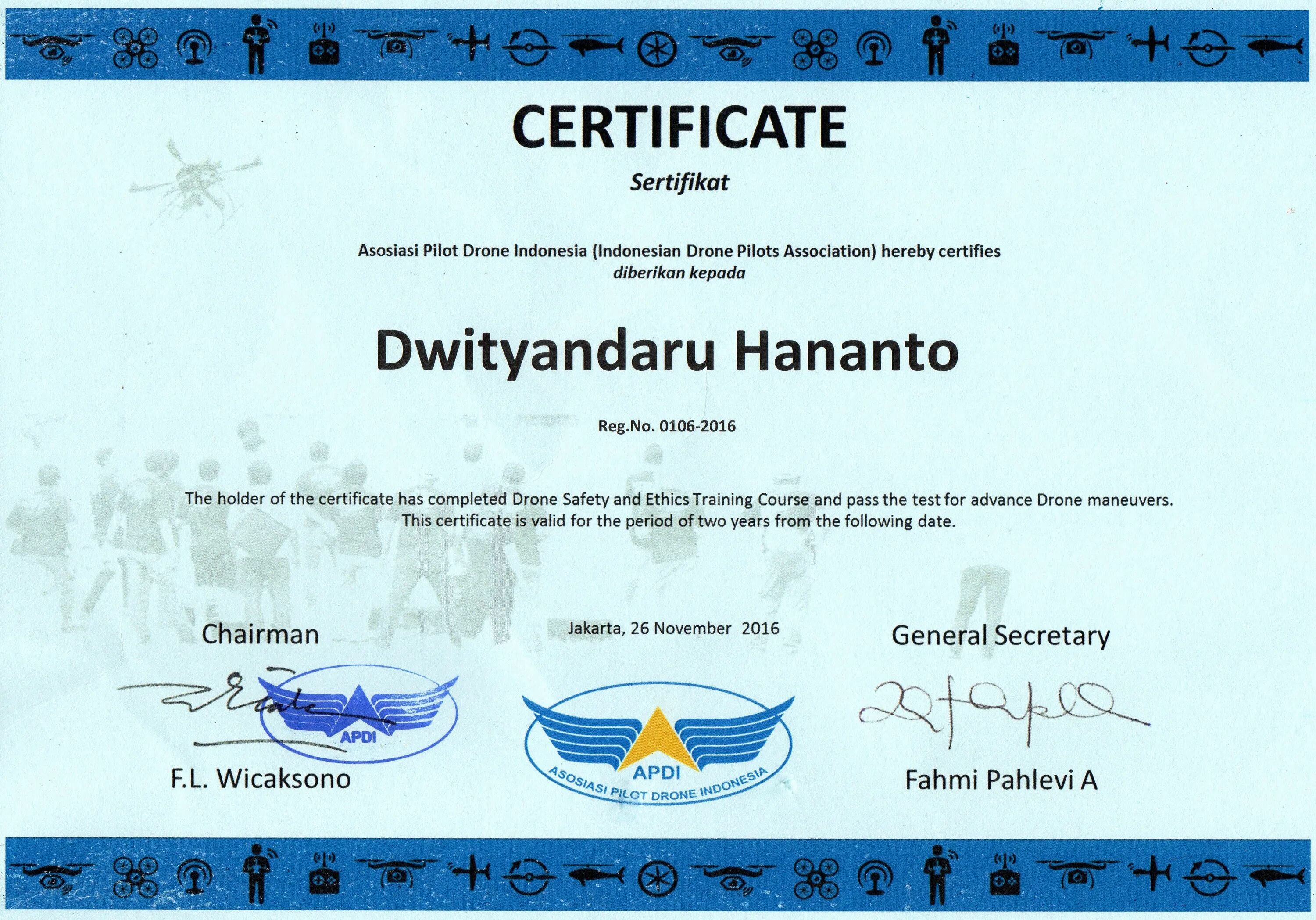 Peer certificate