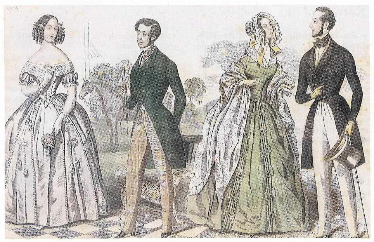 повседневный костюм; драпированное платье с турнюром Historical fashion, Histori