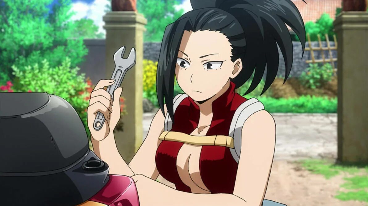 My hero academia sub. Моя геройская академия момо. my hero rising.