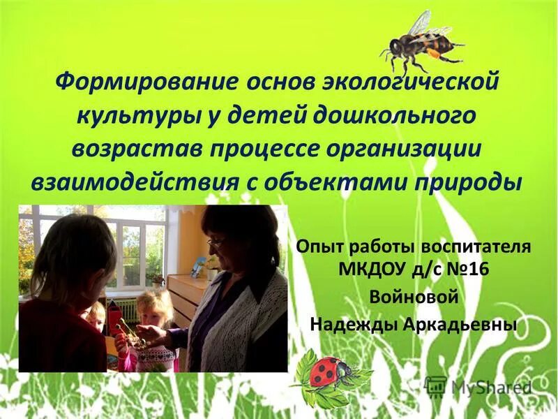 Сформированное экологическое представление детей. Формирование экологических представлений дошкольников. Книги рыжовой по экологии. Воспитание любви к малой родине. История формирования экологических представлений.