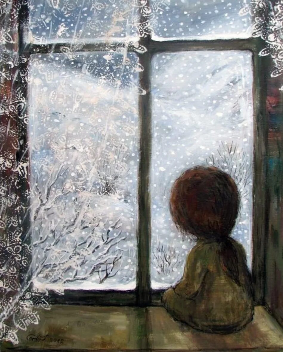 Нино Чакветадзе дождь. Нино Чакветадзе зима. Нино Чакветадзе картины зима. Почему стучат в окно