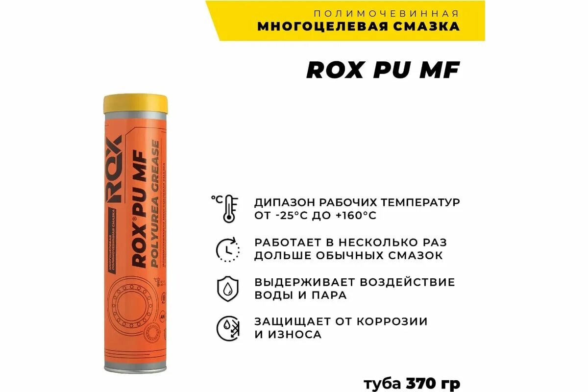 Rox pu synt. Rox pu ep. полимочевинный загуститель для смазок. rox pu mf характеристики.
