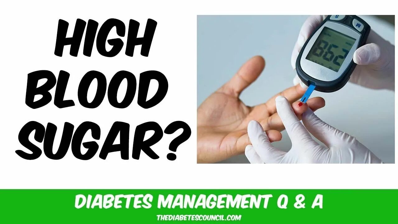 High Blood Sugar. Sugar Diabetes Blood. Blood Sugar Levels. ¾ High Blood Sugar Levels.