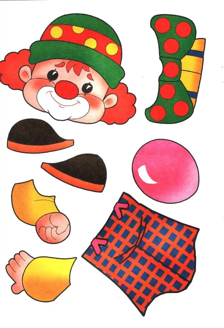 петрушка на елке аппликация в старшей группе. петрушка на елке аппликация шаблон для вырезания. аппликация клоуны в подготовительной группе.