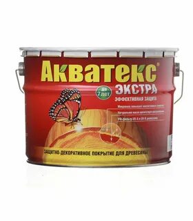 Краска по дереву акватекс