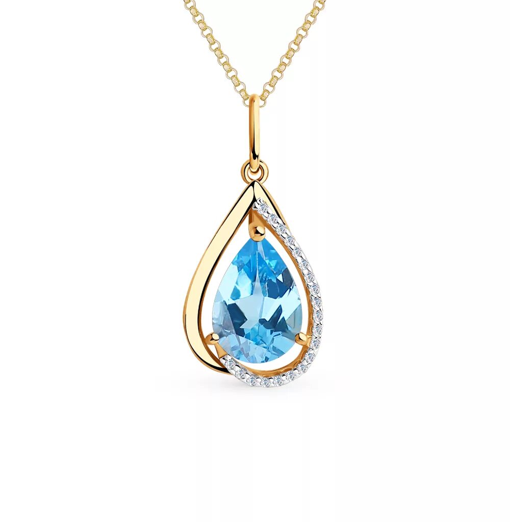 Купить подвеску с топазом. Подвеска с топазом и фианитами (арт. Т147034522). Swiss Topaz кулон золото. Подвеска лебедь с топазом. Кулон с топазом в золоте 585.