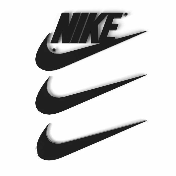 Два найк. Nike 3d. найк свуш 3 д. 3д лого найк. новый значок nike.