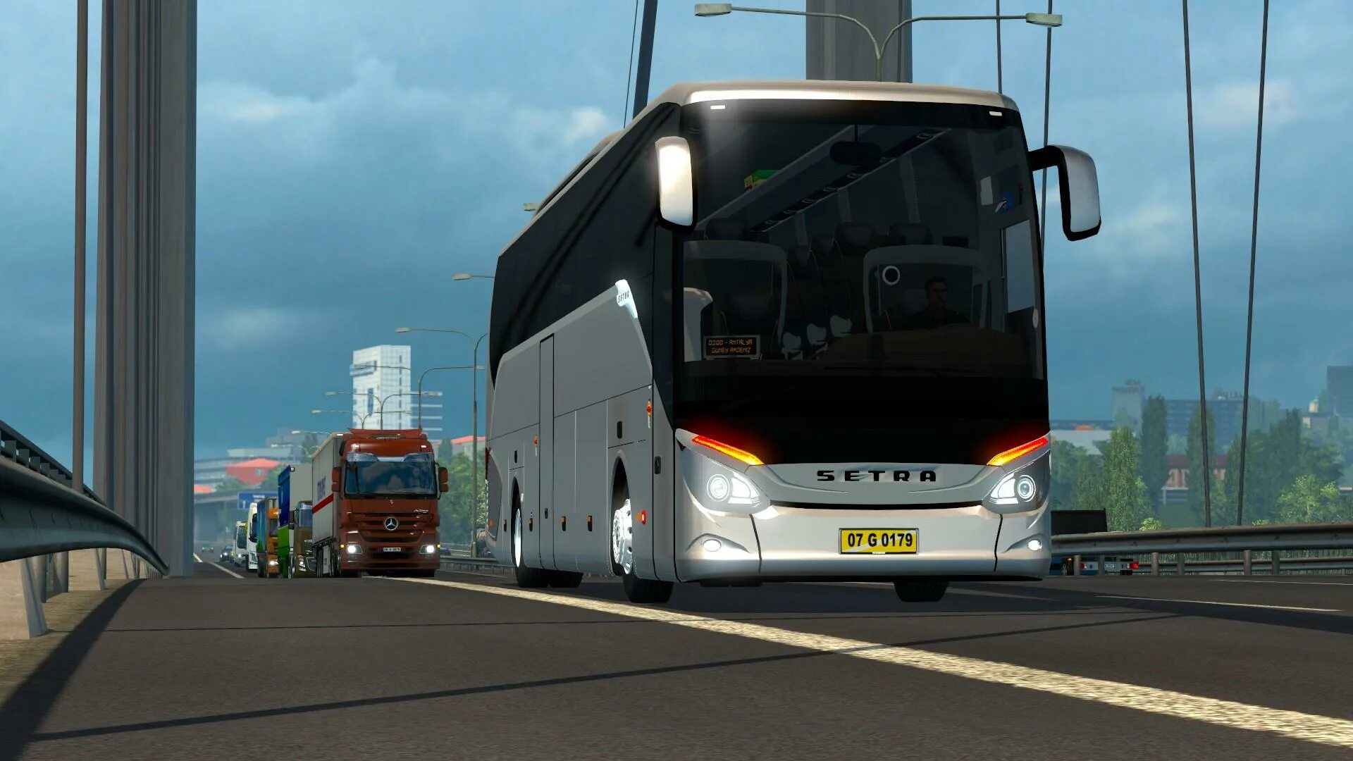 Автобусы для етс 2. Setra 516 HDH. Автобус сетра для етс 2. Euro Truck Simulator 2 автобус.