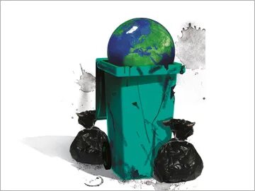 Garbage the world is