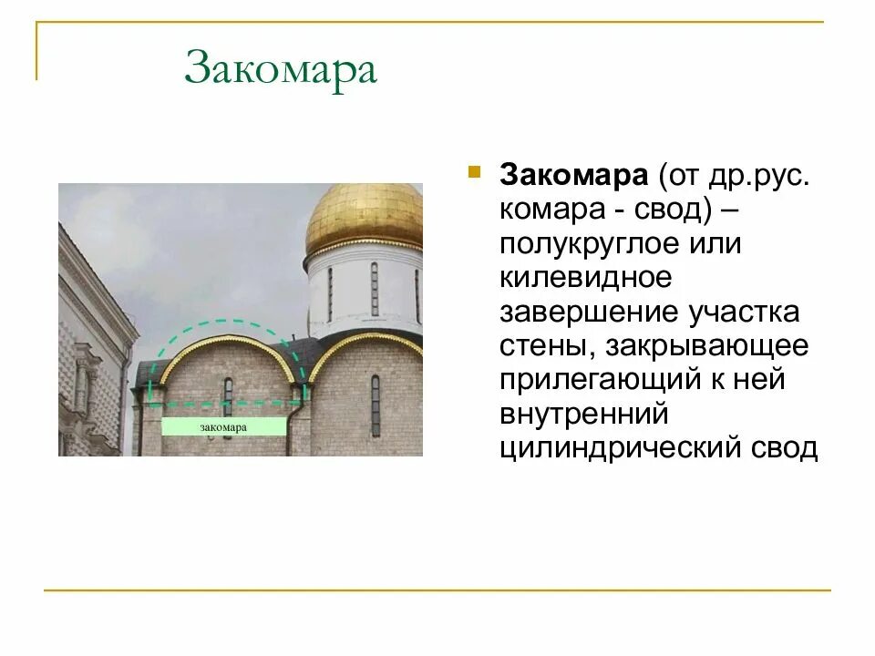 Закомары дмитриевского собора. Полукруглое завершение храмовой постройки. Килевидные закомары в архитектуре. Кокошники в архитектуре храма. Полукруглое завершение храмовой постройки.