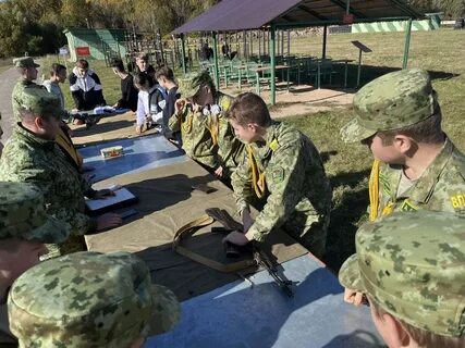 Слет юных пограничников