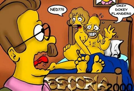 Ned flanders enseñando culo