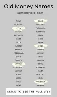 Money names