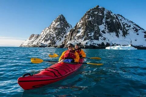 Kayaking Antarctica.
