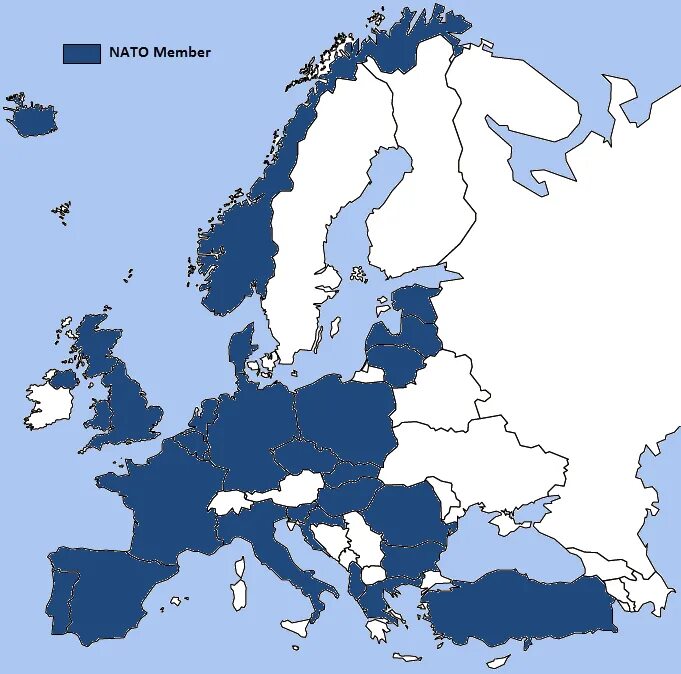 Карта НАТО. Страны НАТО. Покажи страну нато