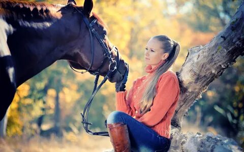 Girl and horse