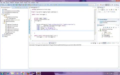 Root logger option 