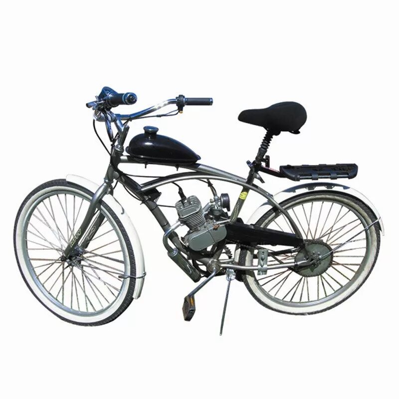 Велосипед с мотором бензиновый. Велосипед с моторчиком. Бензиновый двигатель для велосипеда. Моторчик на велосипед бензиновый.