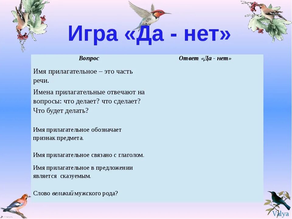 Вопросы по теме имена прилагательные и ответы. Имя прилагательное вопросы и ответы. Вопросы по русскому языку 3 класс. Интересные вопросы на тему русского языка. Прилагательные к слову дети