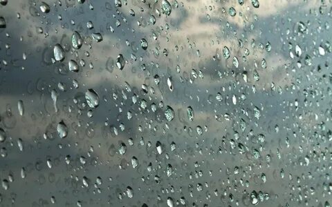 Raindrops fall