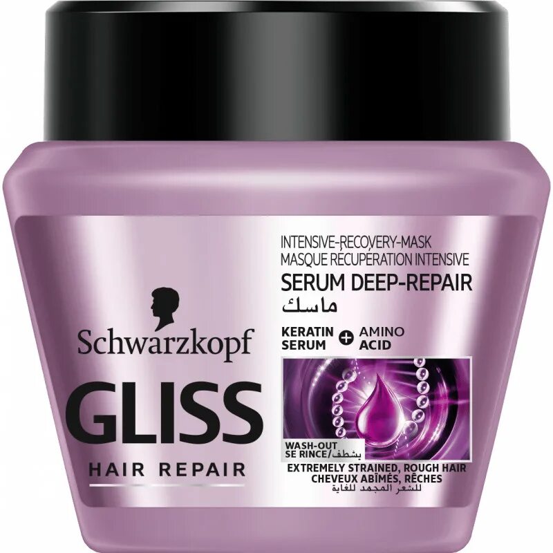 Gliss hair Repair маска. Schwarzkopf Gliss hair Repair. Gliss Kur маска. Gliss Kur Deep Repair.