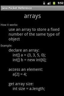 Array get